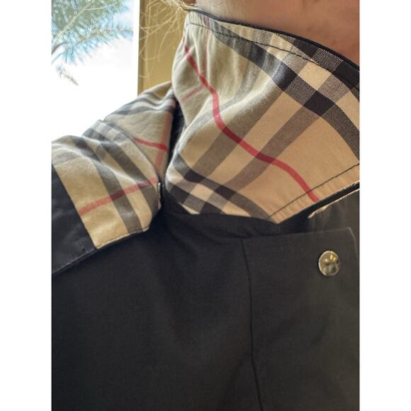 Burberry Women’s Y2K Winter Jacket With Zip Wool Lining Size 14Retail $2000 Plus - Picture 8 of 11